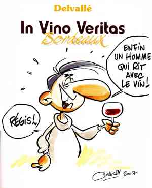 Christophe Delvall? d?dicace son album "In Vino V?ritas Bordeaux"