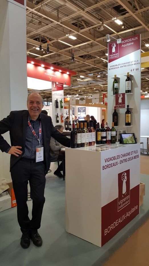 Régis Chaigne au salon Wine Paris